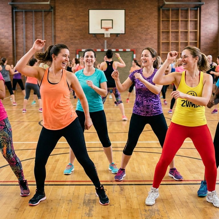 Zumba Tanzgruppe