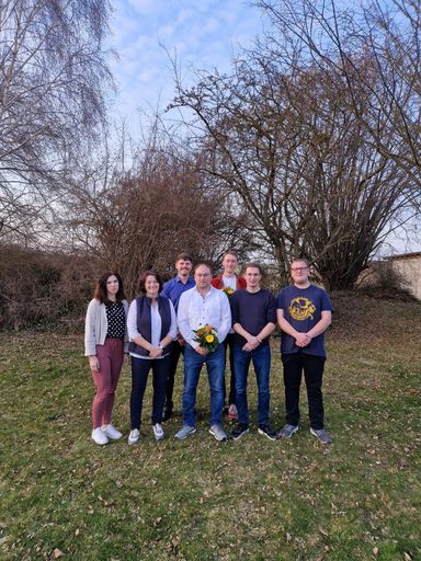 7 Personen - neuer und alter Vorstand zusammen