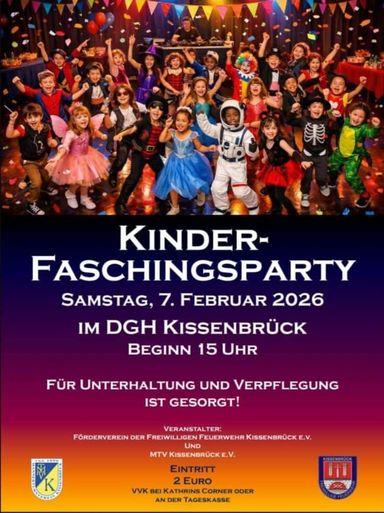 Flyer zur Faschingsparty